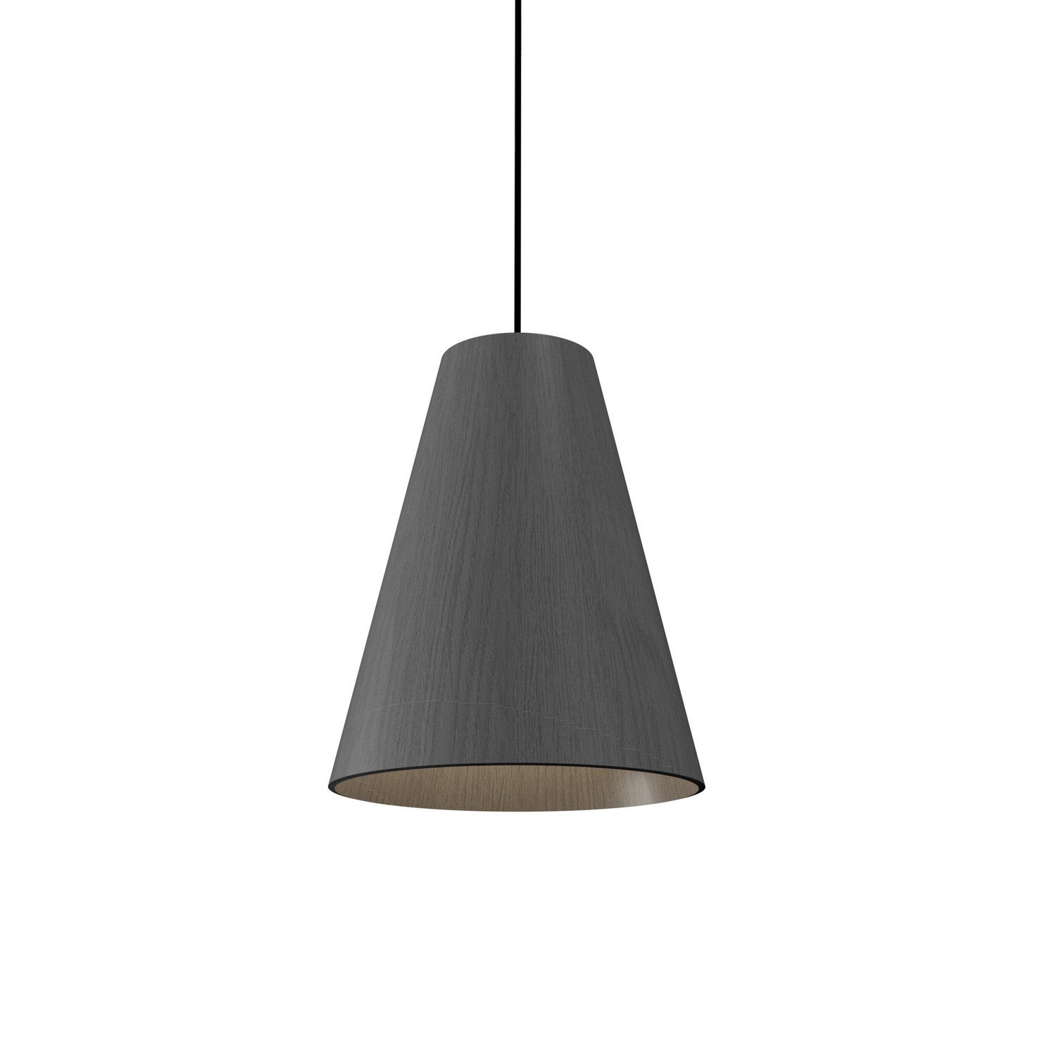 Accord Lighting - 1483.50 - One Light Pendant - Conical - Organic Grey