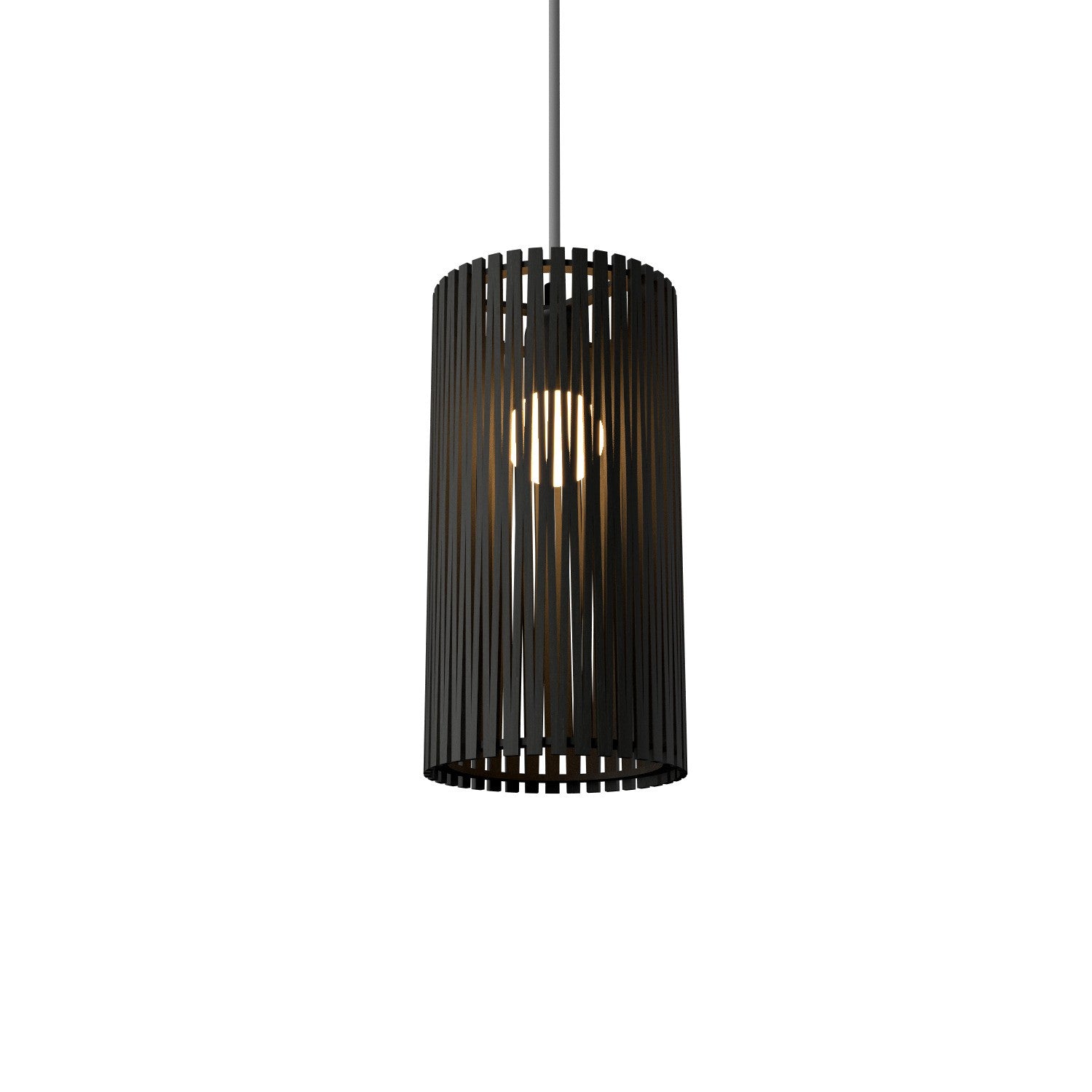 Accord Lighting - 1484.46 - One Light Pendant - Living Hinges - Organic Black