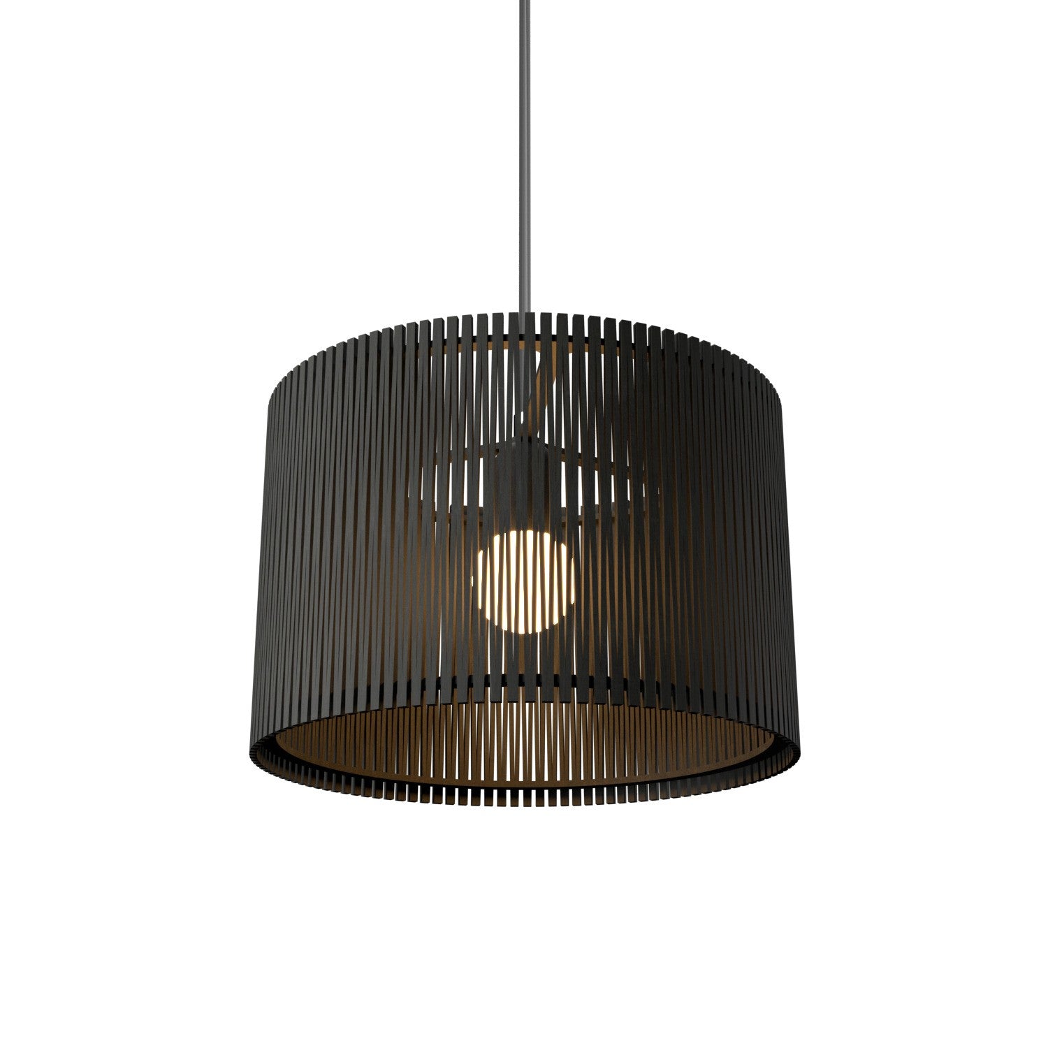 Accord Lighting - 1486.46 - One Light Pendant - Living Hinges - Organic Black