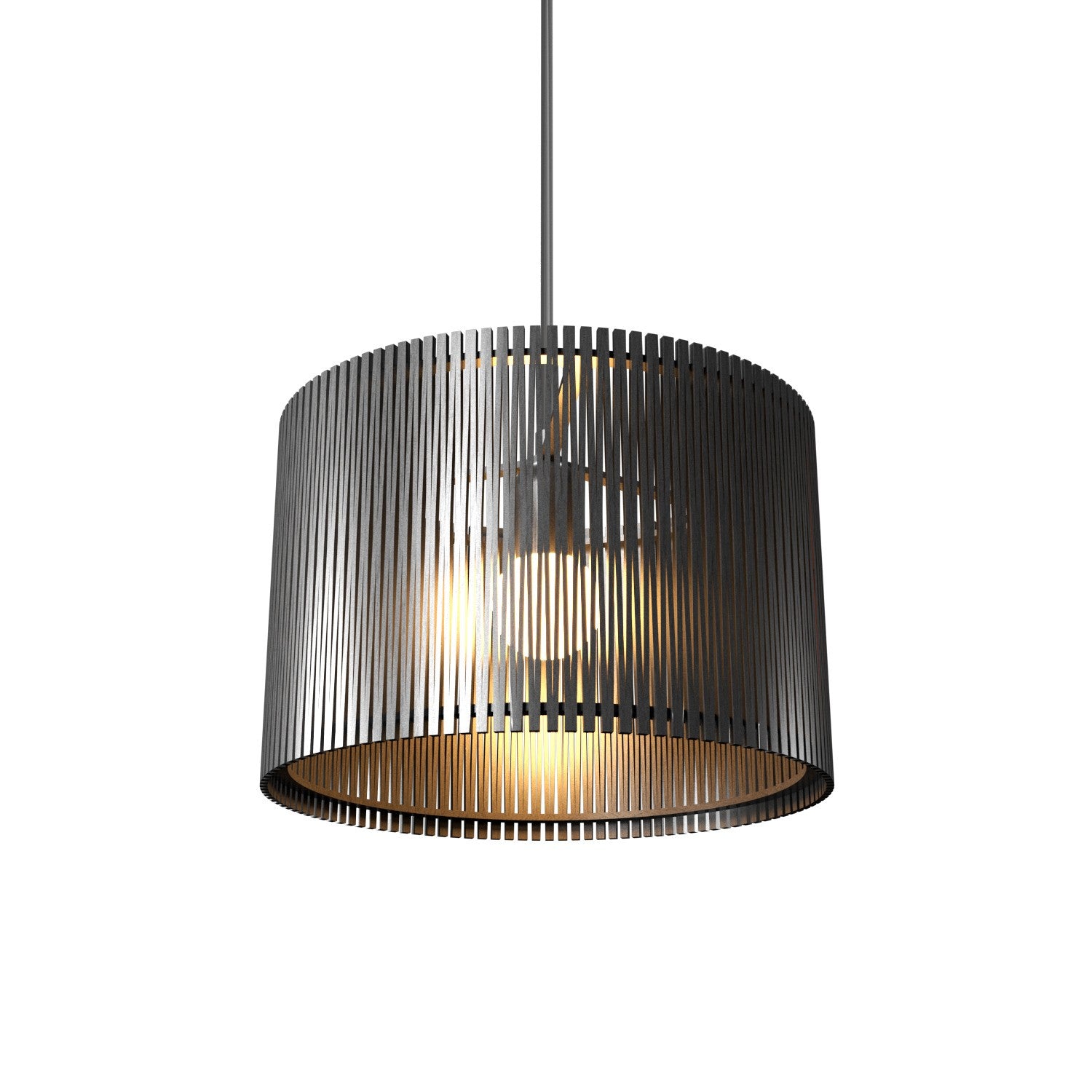 Accord Lighting - 1486.50 - One Light Pendant - Living Hinges - Organic Grey