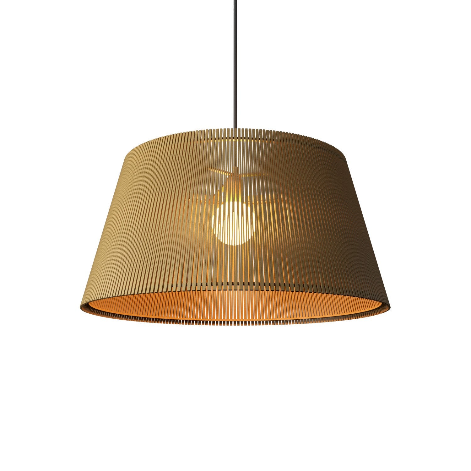 Accord Lighting - 1487.49 - One Light Pendant - Living Hinges - Organic Gold