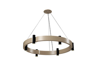 Accord Lighting - 1497.48 - 12 Light Pendant - Flow - Organic Cappuccino