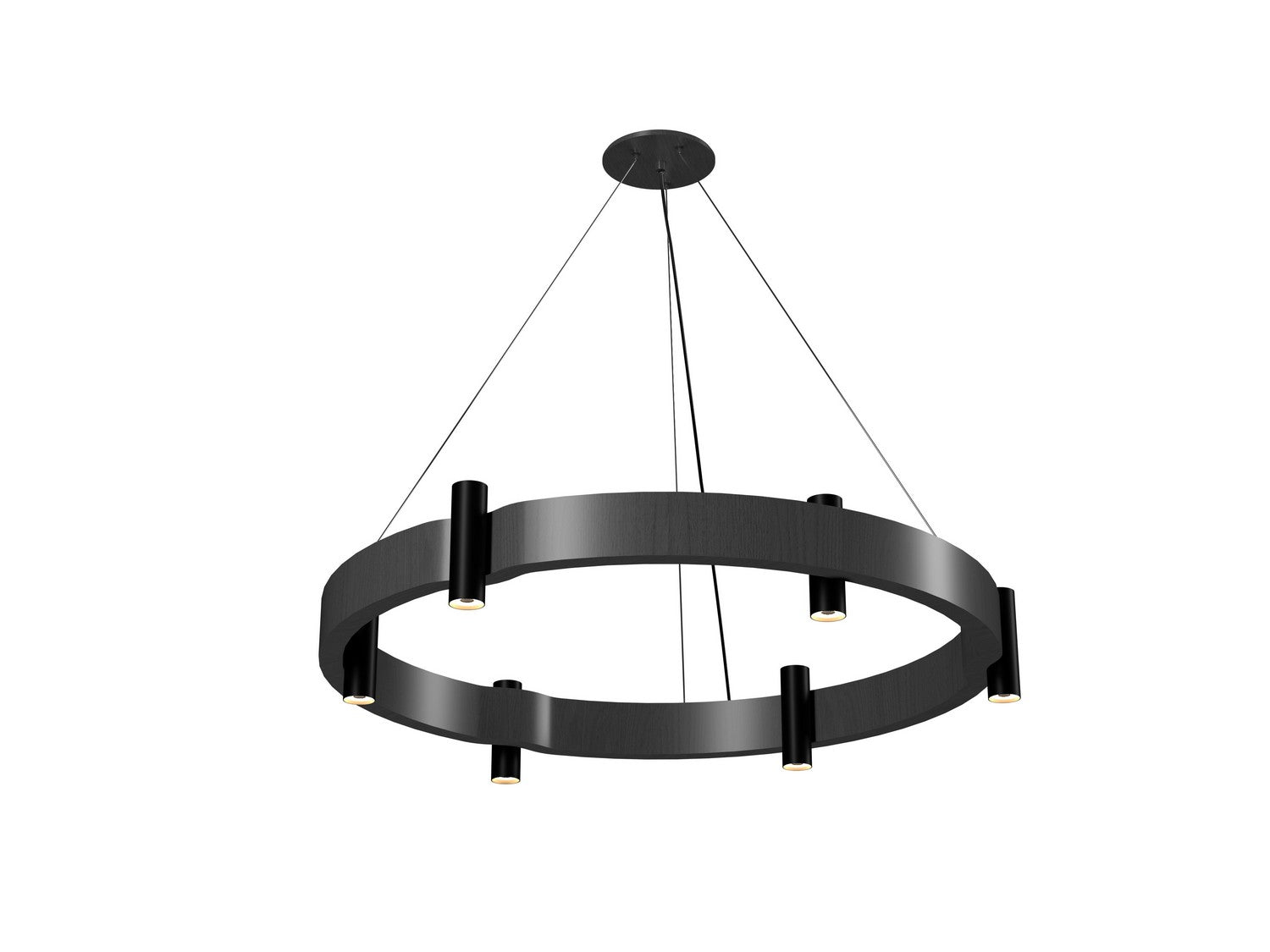 Accord Lighting - 1497.50 - 12 Light Pendant - Flow - Organic Grey