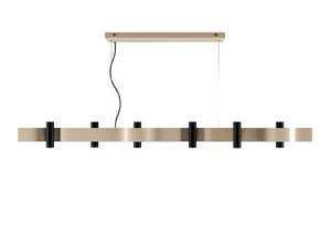 Accord Lighting - 1501.48 - 14 Light Pendant - Flow - Organic Cappuccino