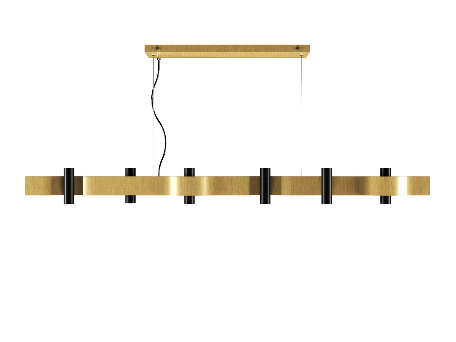 Accord Lighting - 1501.49 - 14 Light Pendant - Flow - Organic Gold