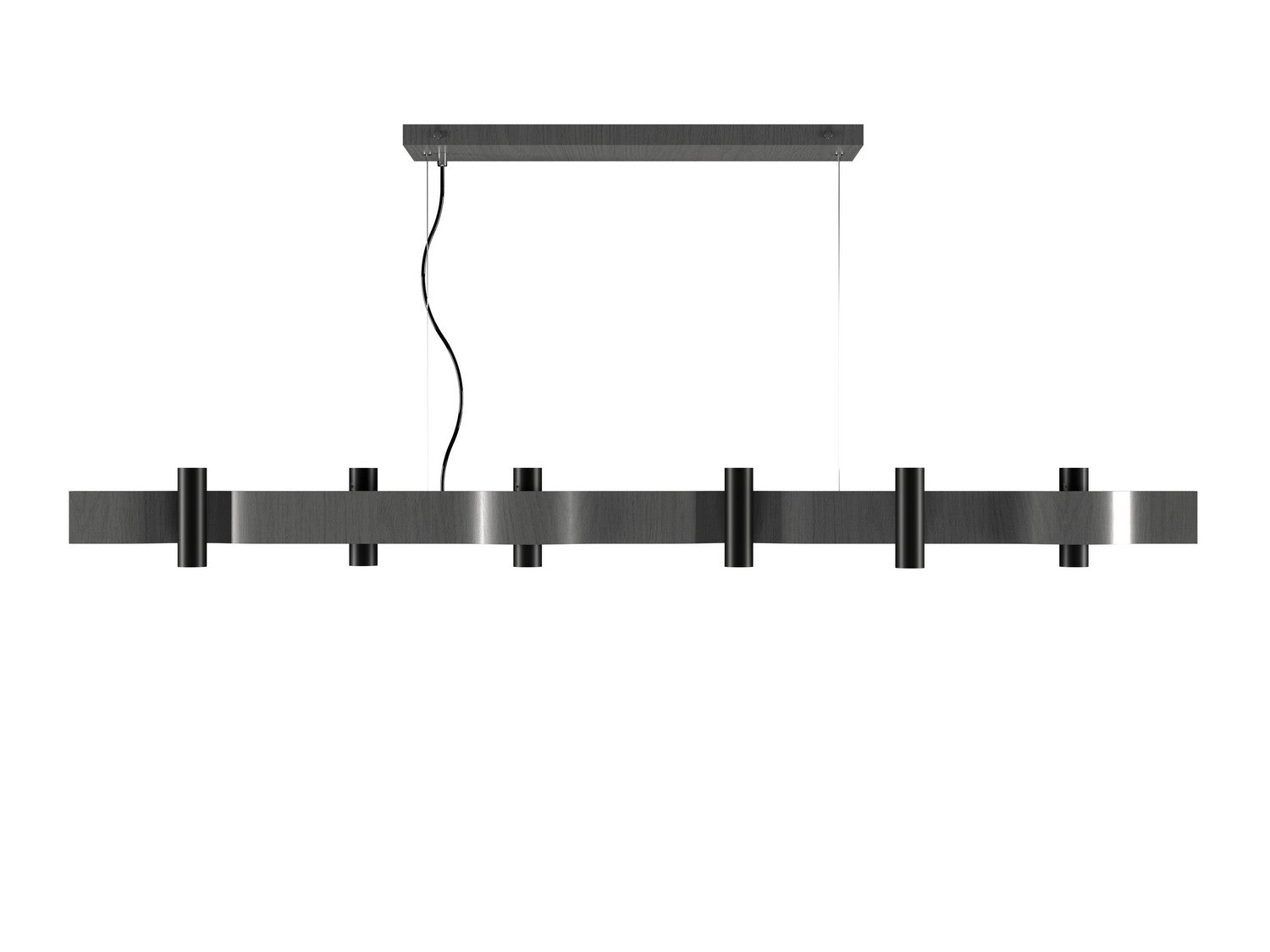 Accord Lighting - 1501.50 - 14 Light Pendant - Flow - Organic Grey