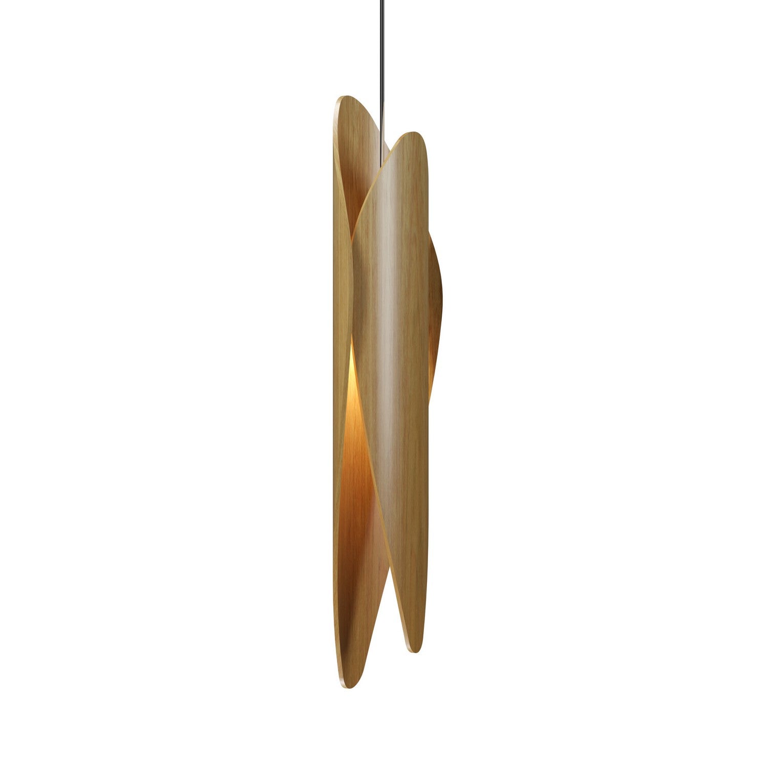 Accord Lighting - 1509.09 - LED Pendant - Leaf - Louro Freijo