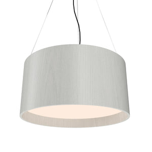 Accord Lighting - 202.47 - Three Light Pendant - Cylindrical - Organic White