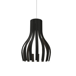 Accord Lighting - 269.46 - One Light Pendant - Barrel - Organic Black