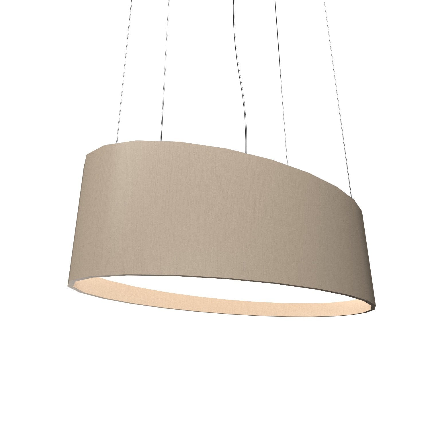 Accord Lighting - 287LED.48 - LED Pendant - Oval - Organic Cappuccino