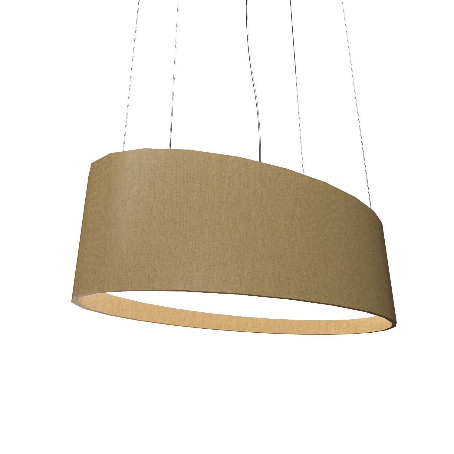 Accord Lighting - 287LED.49 - LED Pendant - Oval - Organic Gold