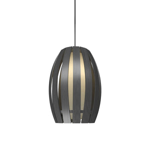 Accord Lighting - 303.50 - One Light Pendant - Barrel - Organic Grey