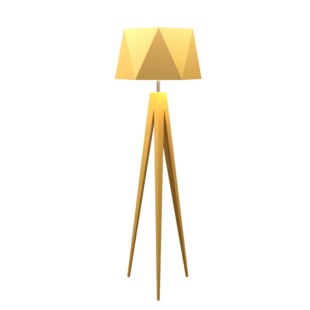 Accord Lighting - 3034.49 - One Light Floor Lamp - Facet - Organic Gold