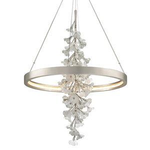 Corbett Lighting - 269-72 - LED Chandelier - Jasmine - Silver Leaf