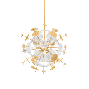 Corbett Lighting - 371-29-VGL - Nine Light Chandelier - Gleason - Vintage Gold Leaf