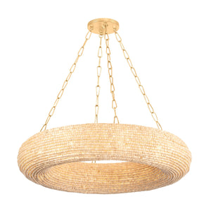 Corbett Lighting - 384-36-VGL - Ten Light Chandelier - Lure - Vintage Gold Leaf