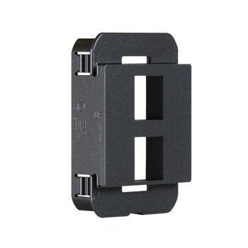 Legrand - AC2PFG1 - 2-Port Frame - adorne - Graphite