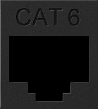 Legrand - AC6RJ45G1 - Cat 6 RJ45 Data Insert - adorne - Graphite