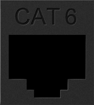 Legrand - AC6RJ45G1 - Cat 6 RJ45 Data Insert - adorne - Graphite