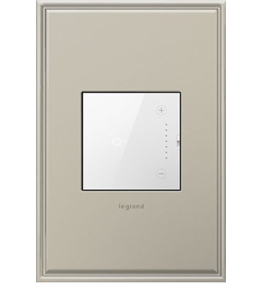 Legrand - ADTH4FBL3PW4 - 0-10V Touch Dimmer with Microban - adorne - White