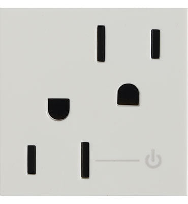 Legrand - ARCH152W10 - 15A Tamper-Resistant Half-Controlled Outlet - adorne - White