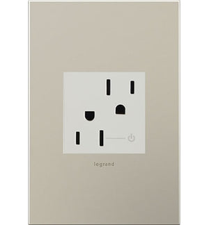 Legrand - ARCH152W10 - 15A Tamper-Resistant Half-Controlled Outlet - adorne - White