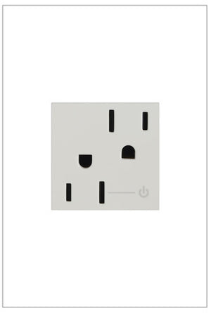 Legrand - ARCH152W10 - 15A Tamper-Resistant Half-Controlled Outlet - adorne - White