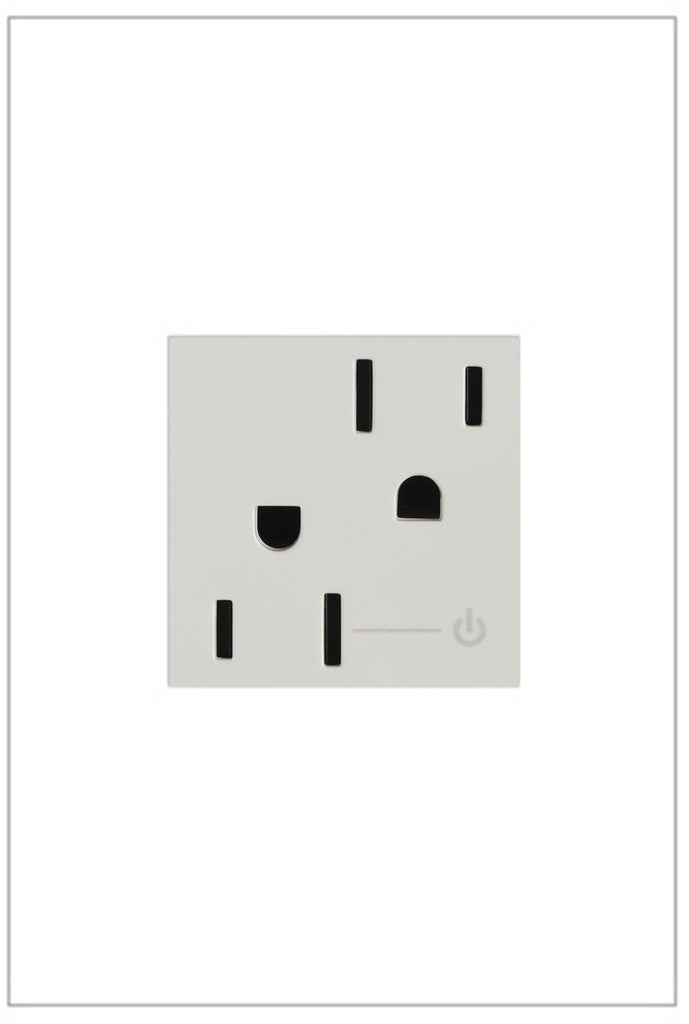Legrand - ARCH152W10 - 15A Tamper-Resistant Half-Controlled Outlet - adorne - White