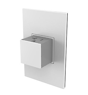 Legrand - ARPTR201GW2 - 20A One-Gang Pop-Out Outlet - adorne - White