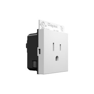Legrand - ARTR151W10 - 15A Single Tamper-Resistant Outlet - adorne - White