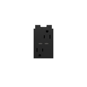 Legrand - ARTRUSB15PD30G4 - 15A Tamper-Resistant Ultra-Fast Plus Power Delivery USB Type-C/C Outlet, Plus-Size - adorne - Graphite
