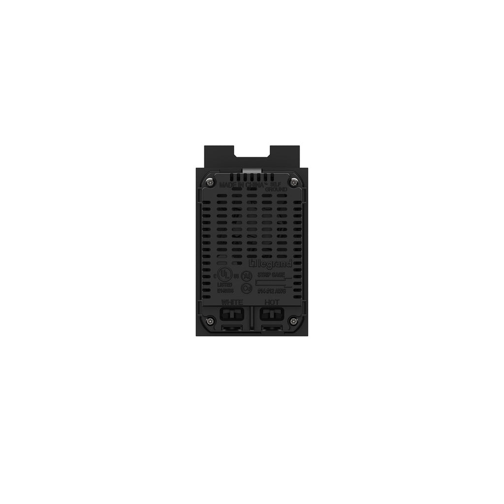 Legrand - ARTRUSB15PD30G4 - 15A Tamper-Resistant Ultra-Fast Plus Power Delivery USB Type-C/C Outlet, Plus-Size - adorne - Graphite