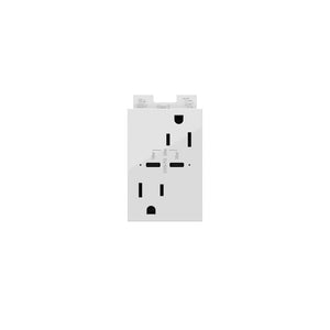 Legrand - ARTRUSB15PD30W4 - 15A Tamper-Resistant Ultra-Fast Plus Power Delivery USB Type-C/C Outlet, Plus-Size - adorne - White