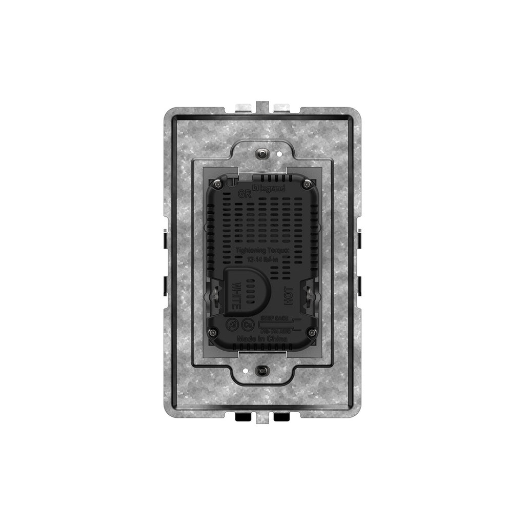Legrand - ARTRUSB20PD30M4 - 20A Tamper-Resistant Ultra-Fast Plus Power Delivery USB Type-C/C Outlet, Plus-Size - adorne - Magnesium