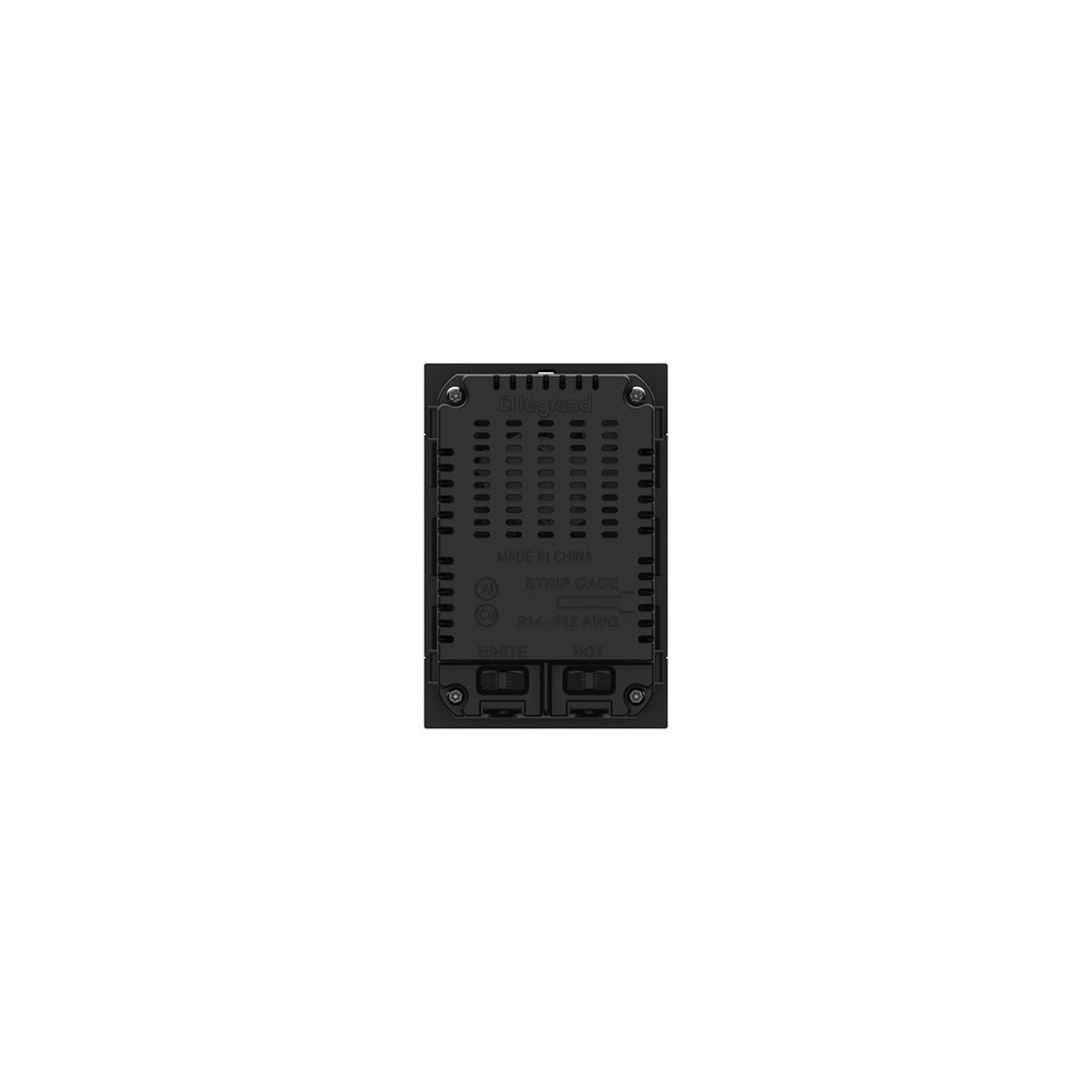 Legrand - ARUSB30PDG4 - Ultra-Fast Plus Power Delivery USB Type-C/C Outlet Module - adorne - Graphite