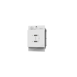 Legrand - ARUSB30PDW4 - Ultra-Fast Plus Power Delivery USB Type-C/C Outlet Module - adorne - White