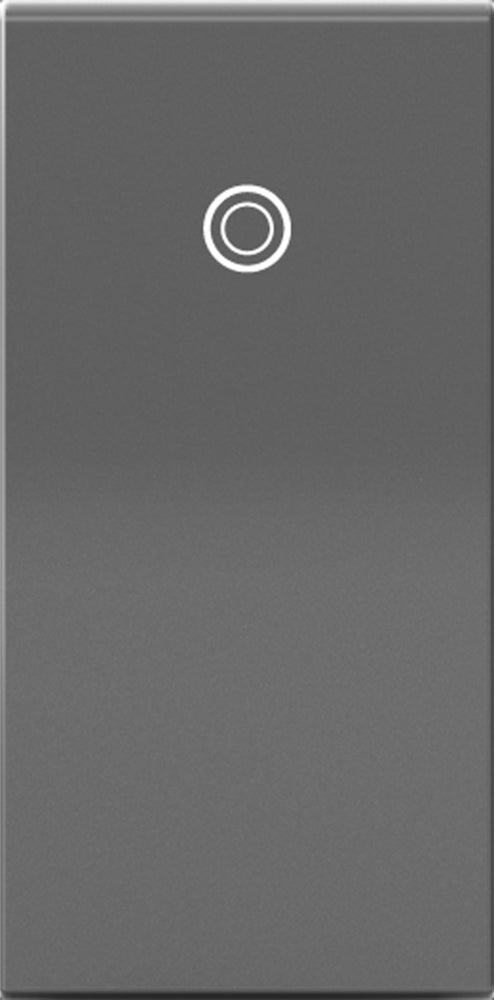 Legrand - ASPD1531M277 - 277V Paddle Switch, Half-Size with Microban - adorne - Magnesium
