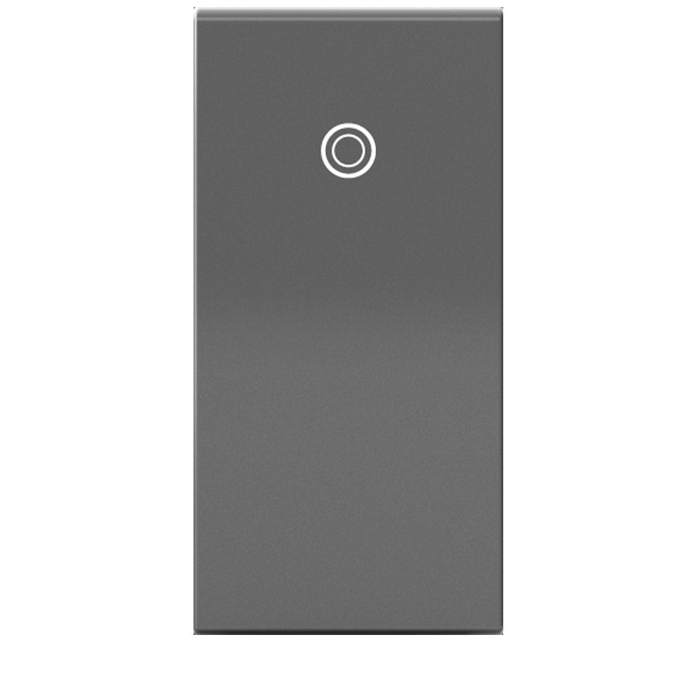 Legrand - ASPD1531M277 - 277V Paddle Switch, Half-Size with Microban - adorne - Magnesium