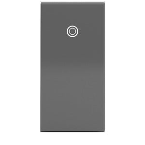 Legrand - ASPD1531M277 - 277V Paddle Switch, Half-Size with Microban - adorne - Magnesium