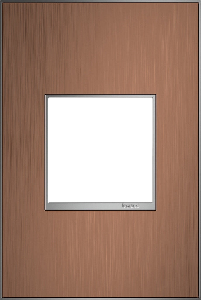 Legrand - AWM1G2CU4 - One-Gang Screwless Wall Plate - adorne - Copper