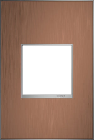 Legrand - AWM1G2CU4 - One-Gang Screwless Wall Plate - adorne - Copper
