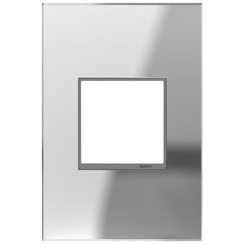 Legrand - AWM1G2MR1 - One-Gang Screwless Wall Plate - adorne - Mirror