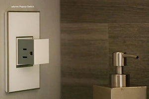 Legrand - AWM1G3MWW4 - One-Gang+ Screwless Wall Plate - adorne - Mirror White