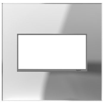 Legrand - AWM2GMR1 - Two-Gang Screwless Wall Plate - adorne - Mirror