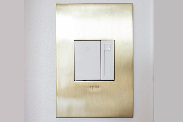 Legrand - AWM2GMWW4 - Two-Gang Wall Plate - adorne - Mirror White