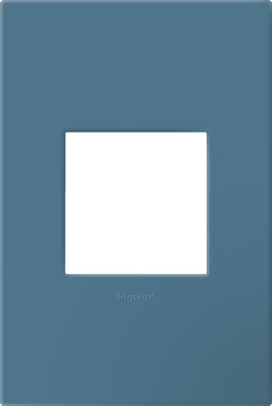 Legrand - AWP1G2MY - One-Gang-Plus Screwless Wall Plate with Microban - adorne - Mystic
