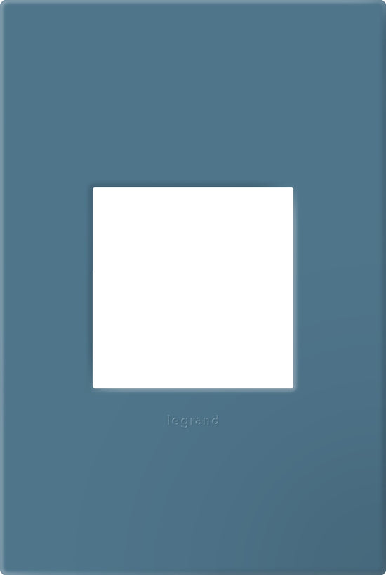 Legrand - AWP1G2MY - One-Gang-Plus Screwless Wall Plate with Microban - adorne - Mystic