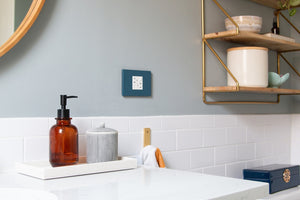 Legrand - AWP1G2MY - One-Gang-Plus Screwless Wall Plate with Microban - adorne - Mystic