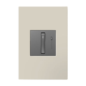 Legrand - AWP1G2OM - One-Gang-Plus Screwless Wall Plate with Microban - adorne - Oatmeal