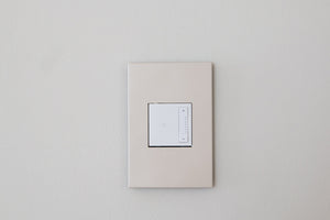 Legrand - AWP1G2OM - One-Gang-Plus Screwless Wall Plate with Microban - adorne - Oatmeal
